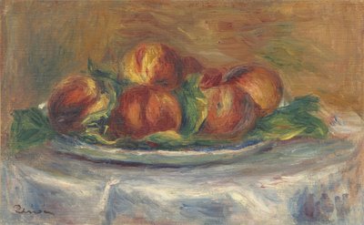 Peaches on a Plate by Pierre Auguste Renoir